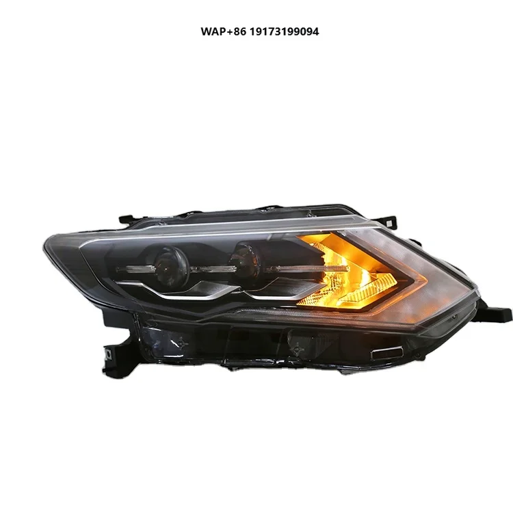 ل-نيسان X-Trail 2017-2021 LED مجموعة مصابيح أمامية 12 فولت السيارات الإضاءة مصباح مركبة اكسسوارات السيارات 6000 كيلو درجة حرارة اللون