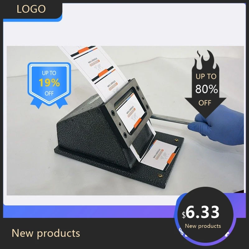 

8480 08286 * 54 Rounded Manual PVC Card Machine Business Card Cutting Machine Card Machine Paper Cutter New