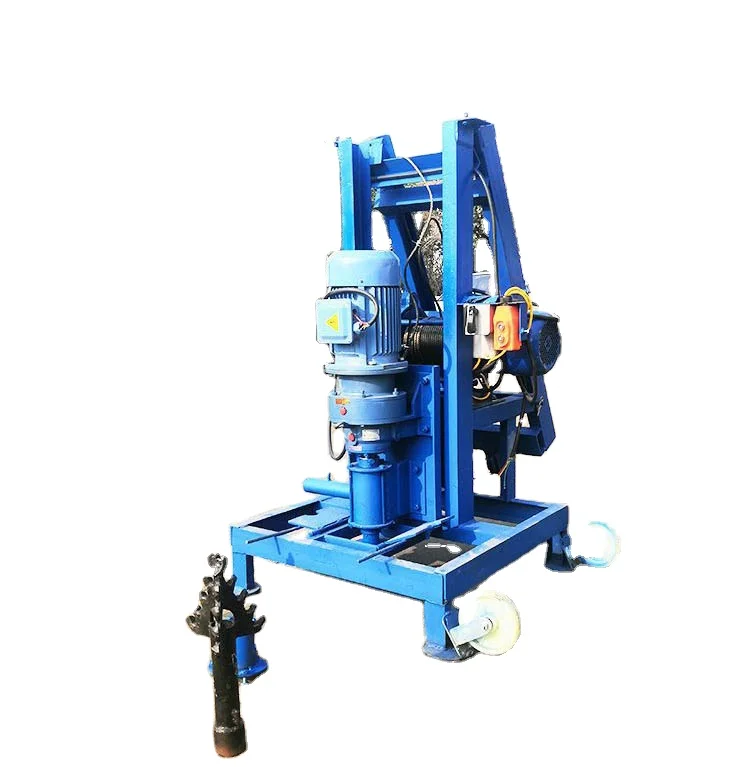 manual water well drilling machine  borehole deep water well drilling rig machine