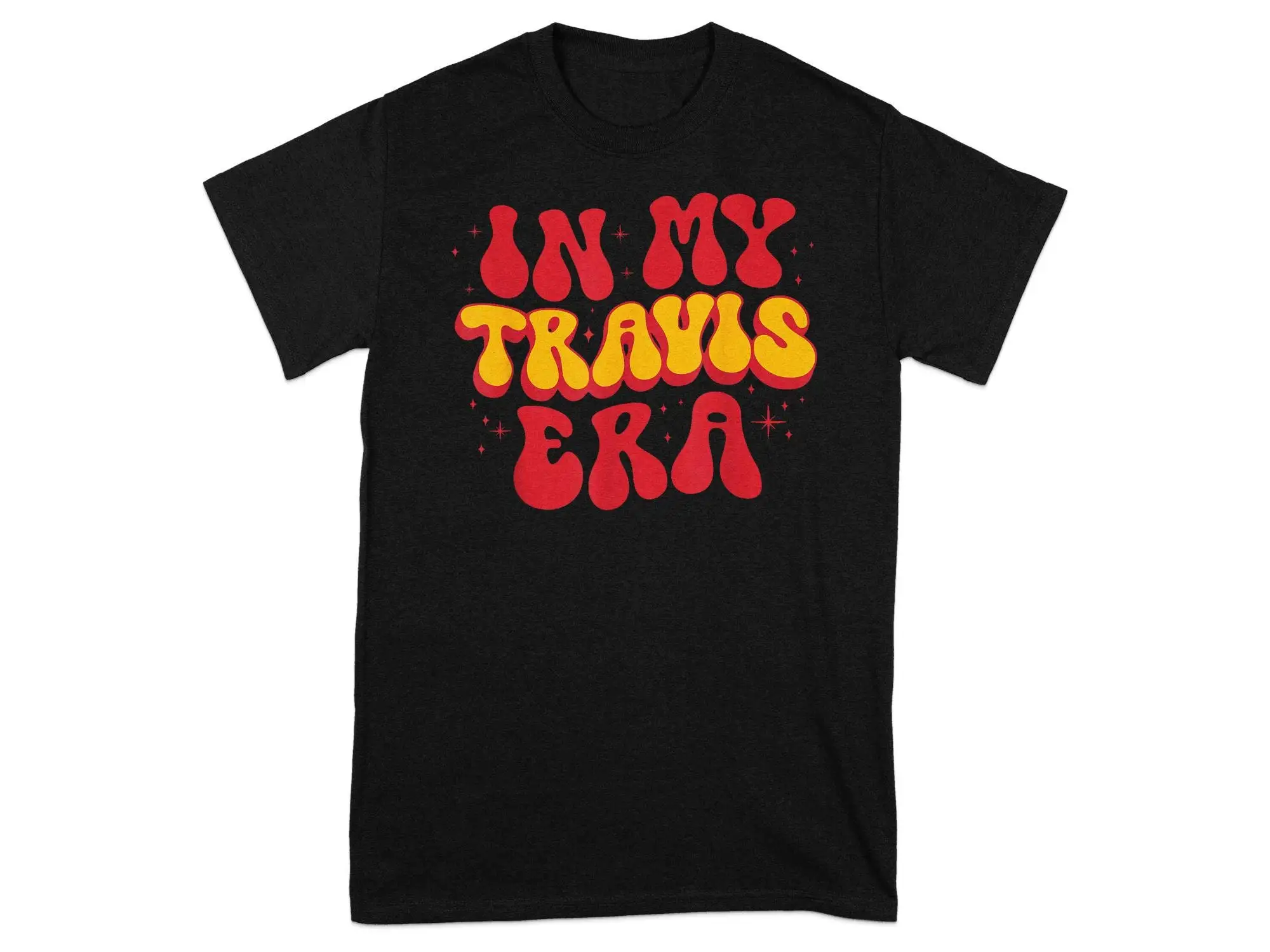 Trendy Retro In My Travis Era T Shirt Fun Slogan Unique and Stylish Top Comfort Casual Wear Expressive Fashion Statement