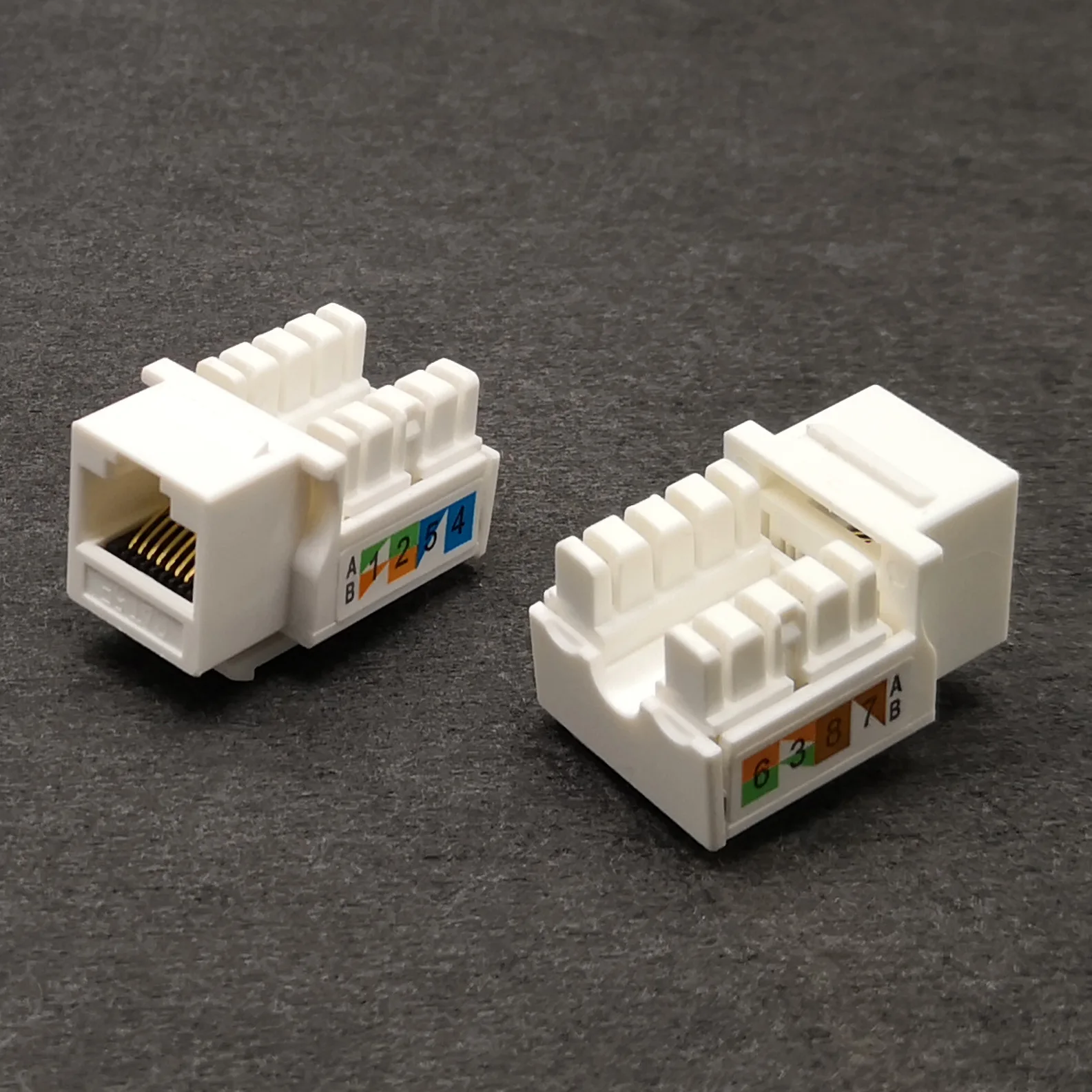 ESCAM 5 szt. Cat5E 110 z gniazdem Keystone RJ45 CAT5