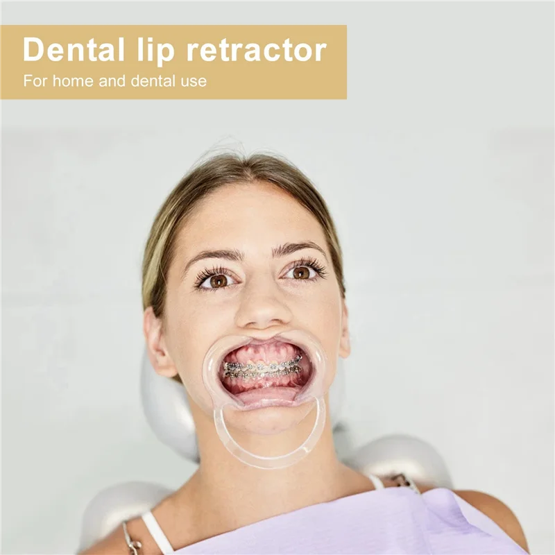 ABKR-3Pcs Autoclavable  Teeth Whitening Lip & Cheek Retractor Dentist Mouth Opener Repeat Use