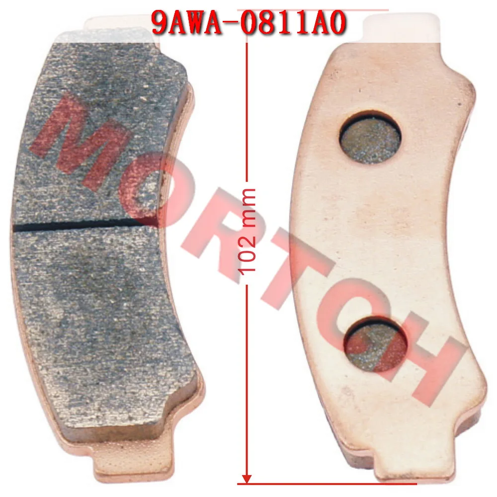 Front Brake Sintered Pad 9AWA-0811A0 For CFMoto CF1000ATR CForce 1000 CF800AU-2AF 800XC 850XC ZForce 1000 800 UForce 1000 600