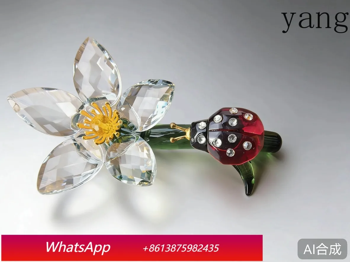

CX crystal simulation flower and plant ornament Valentine's Day gift
