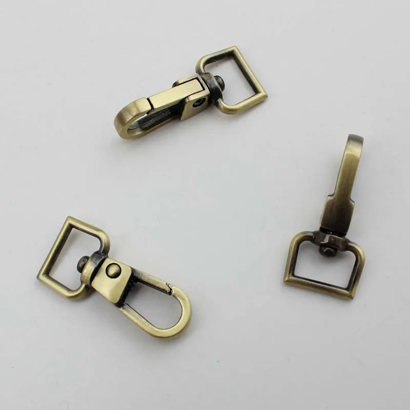 10-50-100pcs DIY hand leather bags hardware accessories hook deduction key chain dog buckle Leash Swivel Hook  Buckle Trigger