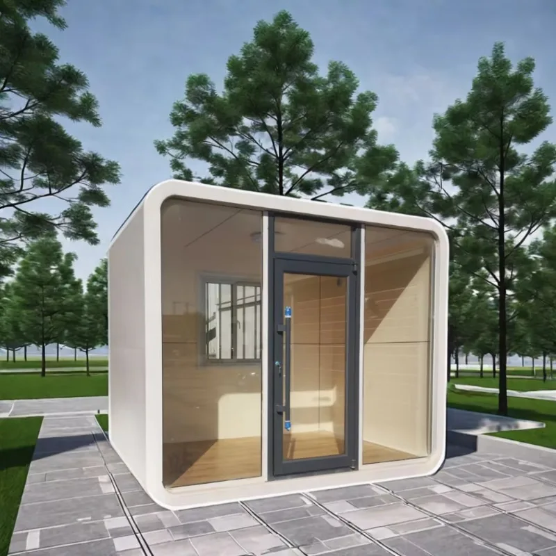 Prefab Detachable Container House Apple Capsule Office & Indoor Garden Office Pods Tiny House for Urban Use