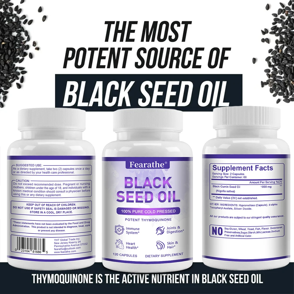 Black Seed Oil Capsules - Immu - Black Seed Oil Capsule recension och pris