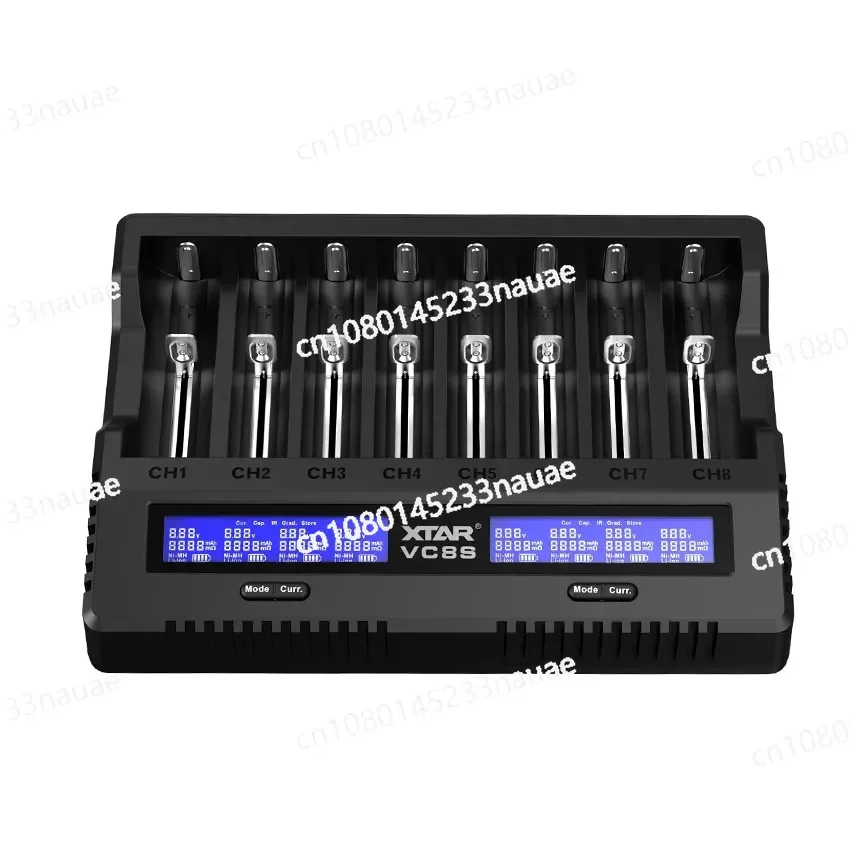 XTAR VC8S 8slots 1.2V Ni-MH A AA AAA SC C 3.6/3.7V 14500 16340 21700 26650 18650 Li Ion Battery Charger