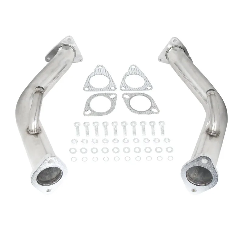 

For 09-16 Nissan 370z Infiniti G37 Stainless Steel 2.5 Head Exhaust Duct Kit