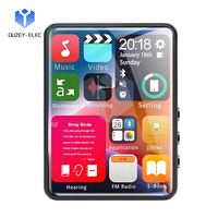 Multifuncional MP3 player Bluetooth Music player Alto-falante embutido Tela sensível ao toque de 2,4 polegadas Walkman