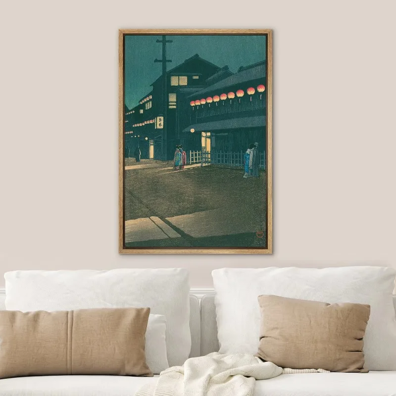 Japanese Vintage Wall Art Prints Classical Building Landscape Paintings Kawase Hasui Ukiyo-e Canvas Poster Home Decor