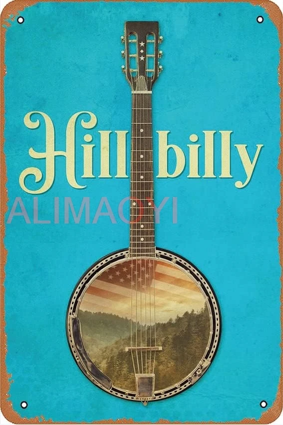 Hillbilly Movie Metal Signs Decoracin Vintage Metal Tin Signs 12x8 Inch Iron Painting Wall Decor Restaurant Bar Cafe Club K nice