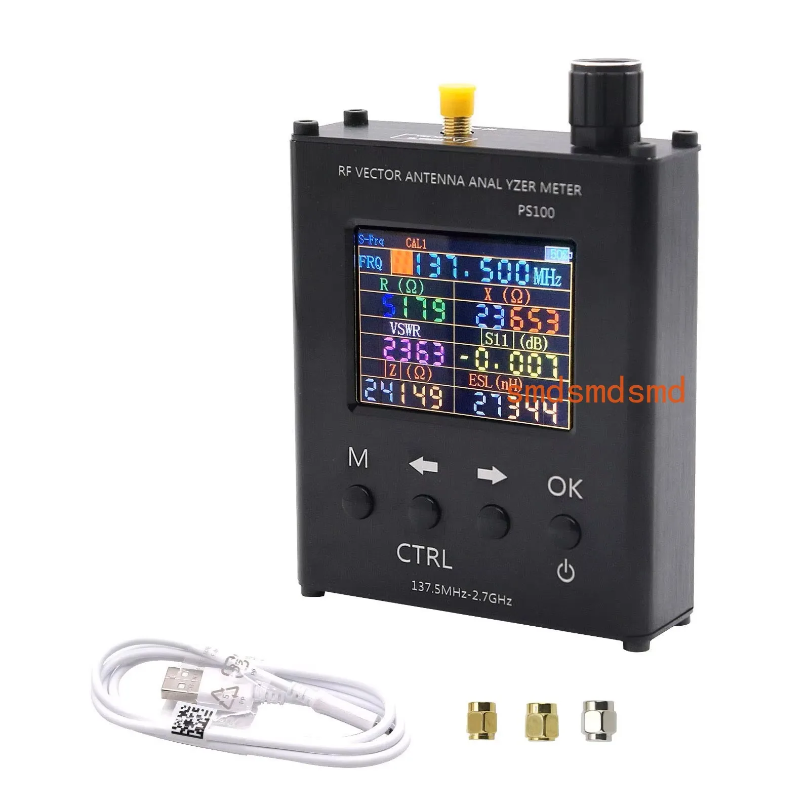 New PS100 Original Accuracy Agility Instrument N1201SA 140MHz-2700MHz UV RF Vector Impedance ANT SWR Antenna Analyzer Meter Test