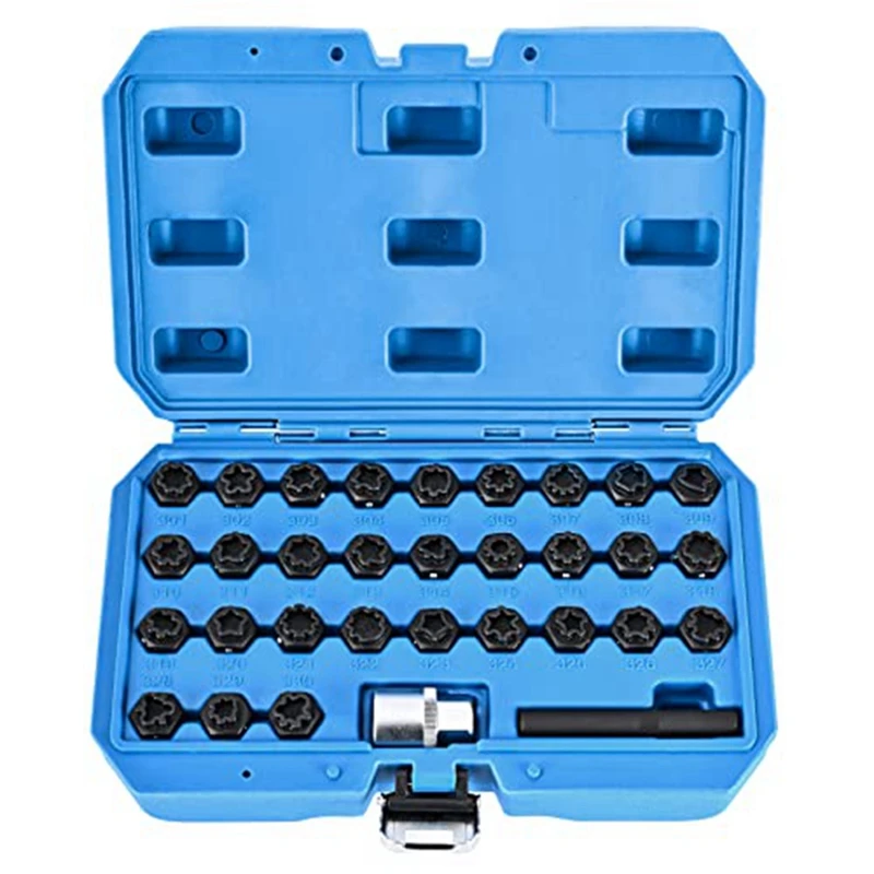 

Wheel Lock Removal Kit Compatible, Wheel Lock Lug Nuts Removal Set For Removing And Locking