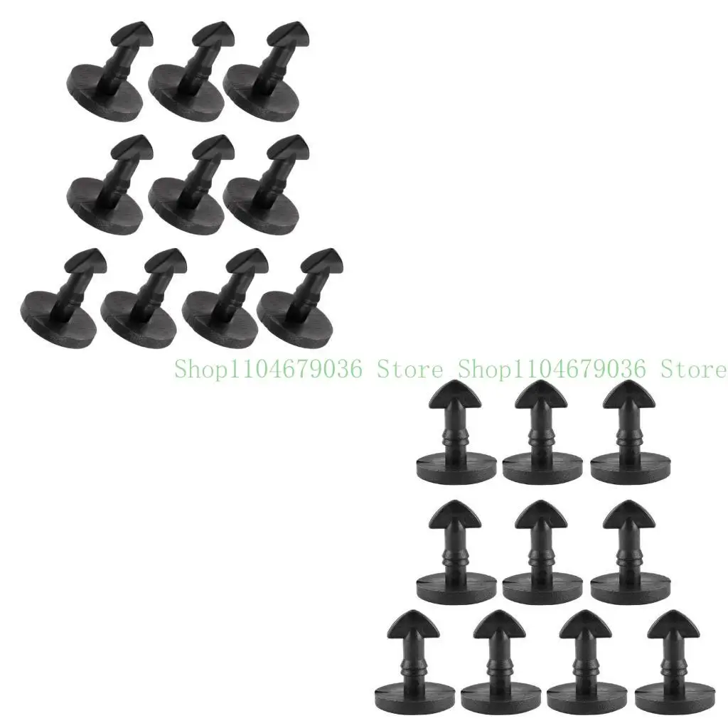 

652F Car Body Retainer Clips for Fastener Auto License Plate Push Pin Rivets Door Trim Door Panel Liner Clamp 10x