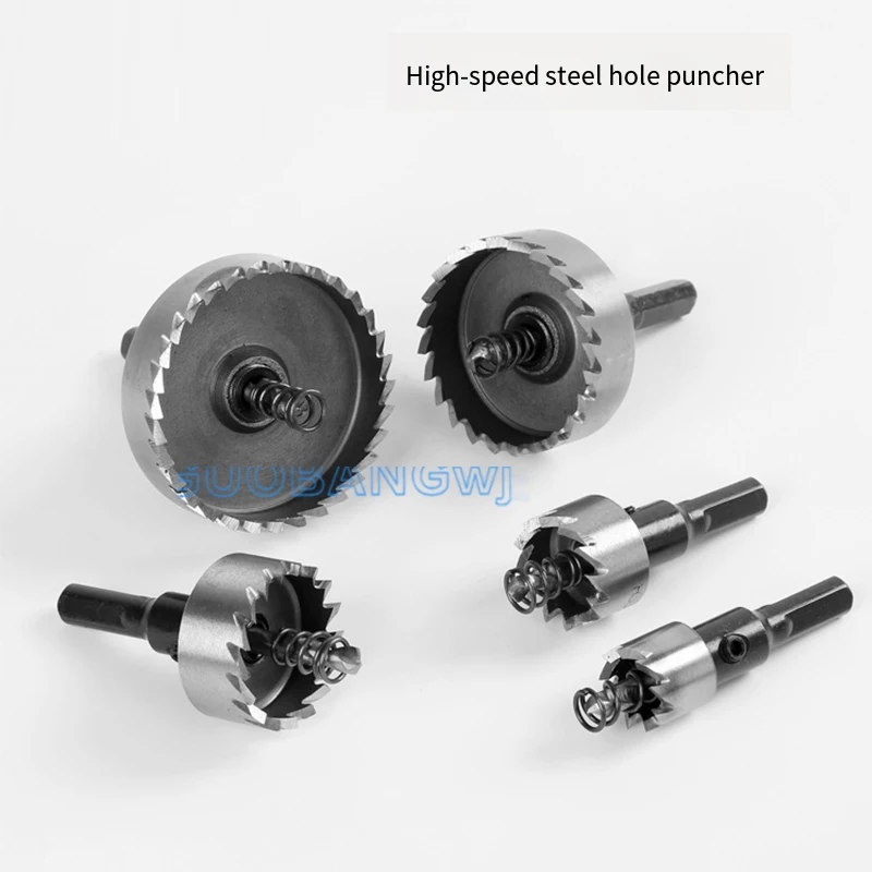 

Professional HSS Bi-Metal Hole Cutter, Precision Drill Bit for Iron Stainless Steel Sheet Metal, Punching & Enlarging Holes