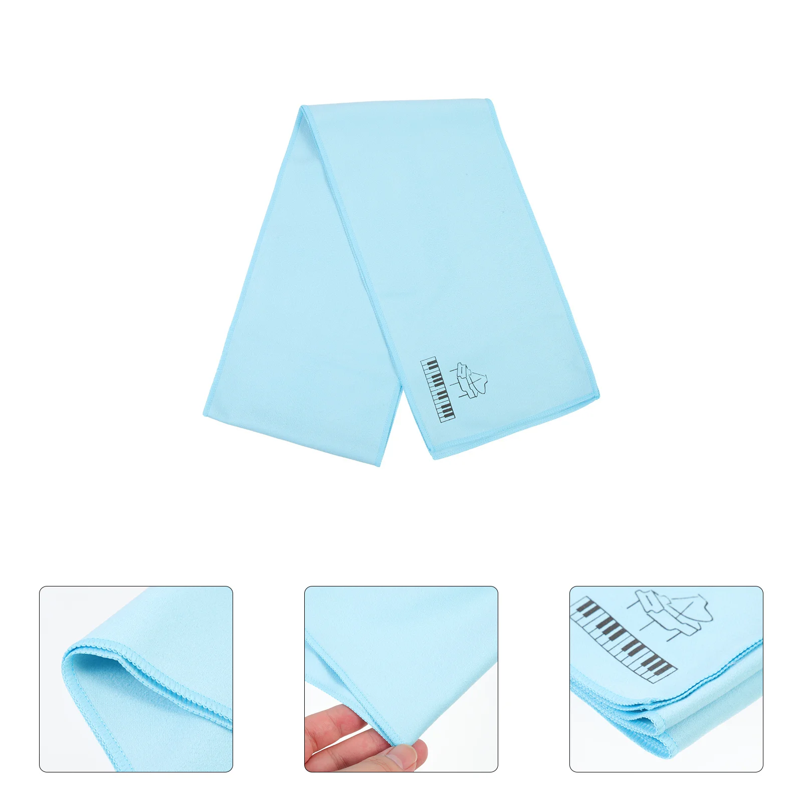 

Piano Keyboard Cover 88-Key Dustproof Waterproof Polyester Keyboard Protector For Piano Accessories Foldable Washable Key Cloth