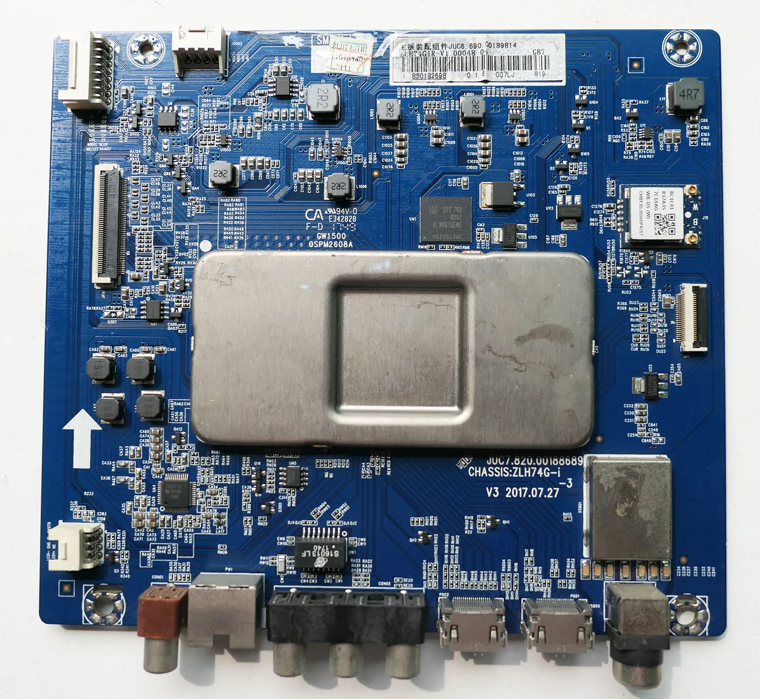 55EM JUC7.820.00188689 C550U16-E3-L test ok circuit board motherboard
