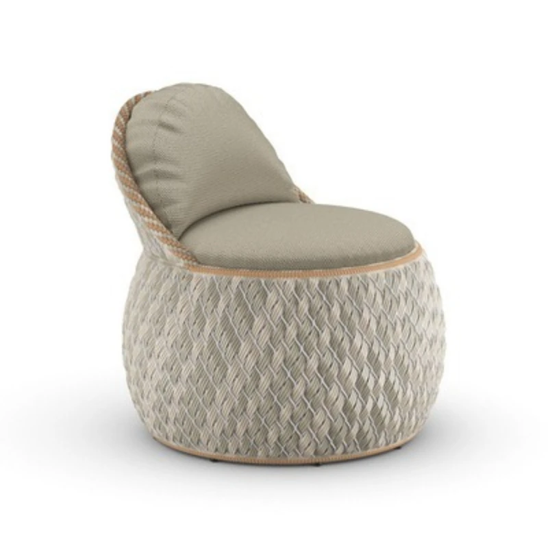 

Balcony rattan chair sofa coffee table combination courtyard rattan sofa