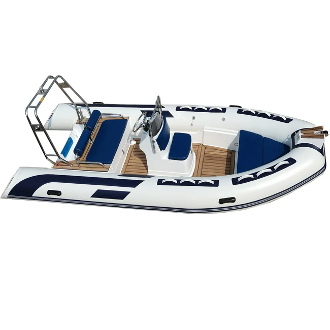 High Speed/Performan 16ft Deep V Double Hull PVC/Hypalon/Orca Fiberglass RIB 480 Inflatable Fishing Boat For Sale