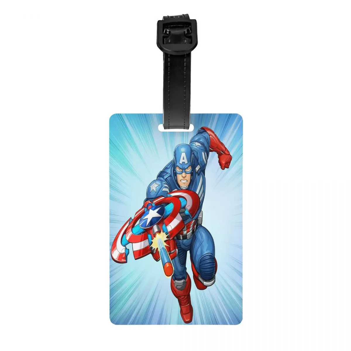 Custom Captain America Bagagelabel Privacy Bescherming Bagagelabels Reistas Labels Koffer