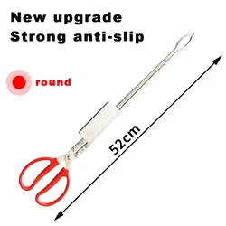 Non-Slip Stainless Steel Eel Tong Crab Clamp Durable Scissor Lobster Clip Side Slip Proof Eel With Loach Crab Lobster Clip