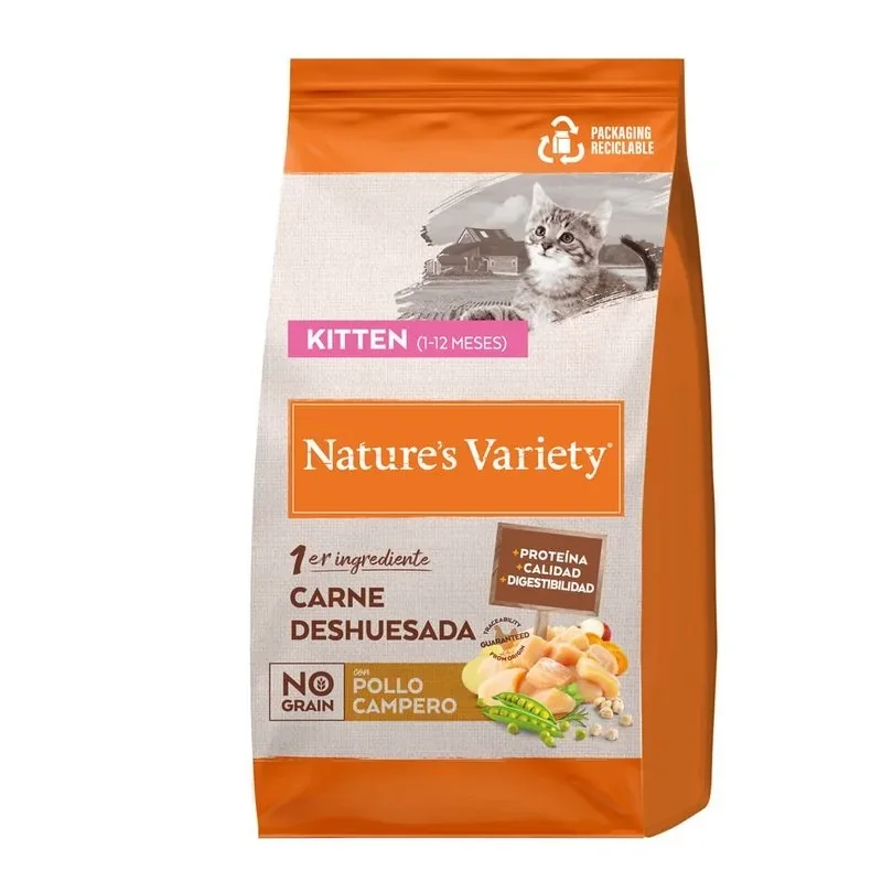 Nature`s Variety Selected Grain Free Pollo Pienso para Gatitos con Pollo Campero 300 Gr