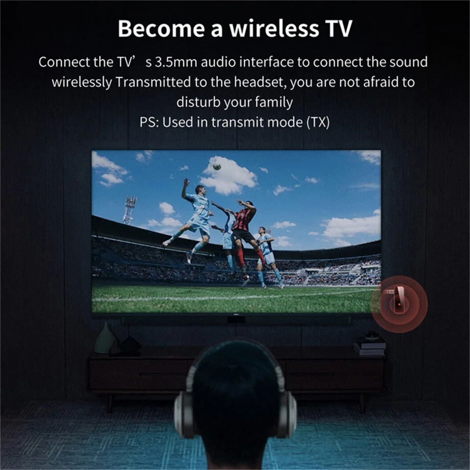 Grwibeou bluetooth 5.0 transmissor receptor 2 in1 jack adaptador sem fio 3.5mm áudio aux adaptador para áudio do carro música aux fone de ouvido