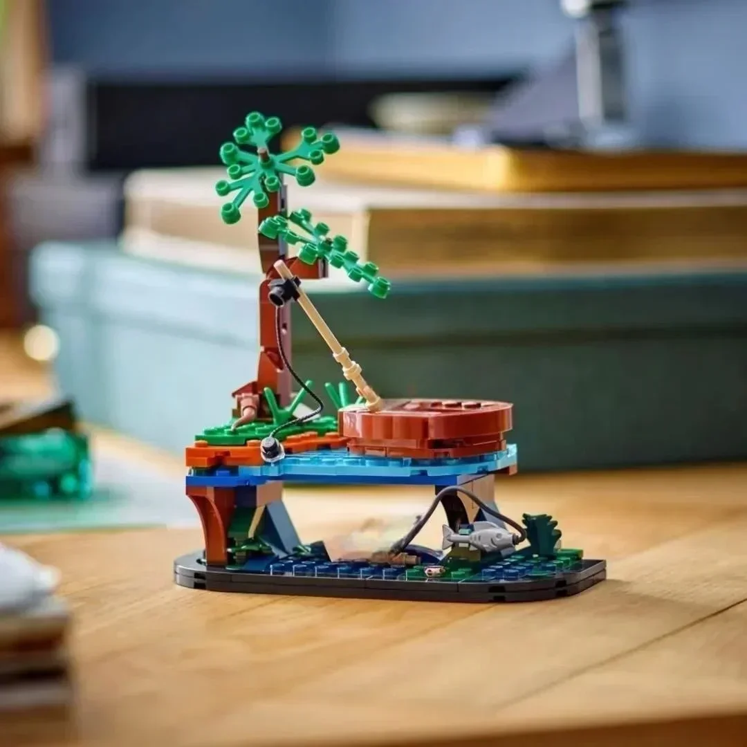 181 Uds. Creativo El Señor de los Anillos: Sméagol & Déagol bloques de construcción barco montaje adornos ladrillos juguete para regalo de Navidad