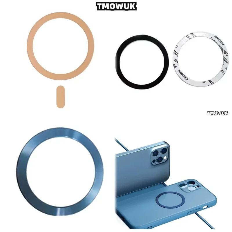 

Для Xiaomi Redmi K40 K60 MIX Fold 2 3 4 Pro Ultra для Magsafe - амортизирующая металлическая наклейка-кольцо для беспроводной зарядки
