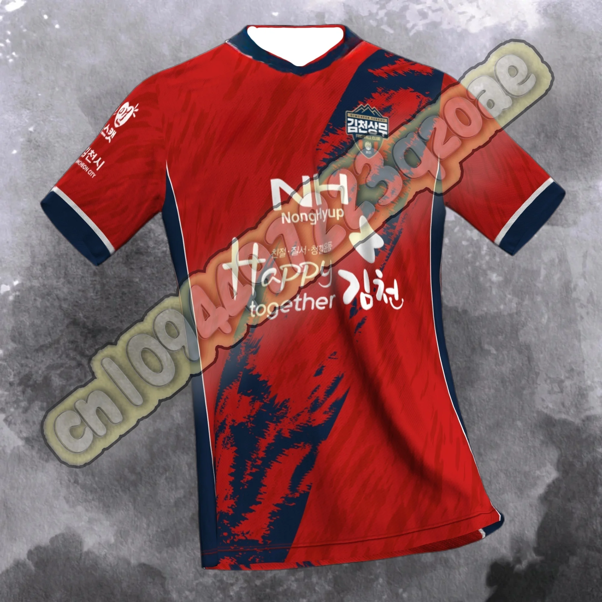 

New Family Suit Summer Daejeon Hana Citizen Home Jersey Collection Daquan Men's Kids 3D Printed T-Shirt Jersey Korean Sports