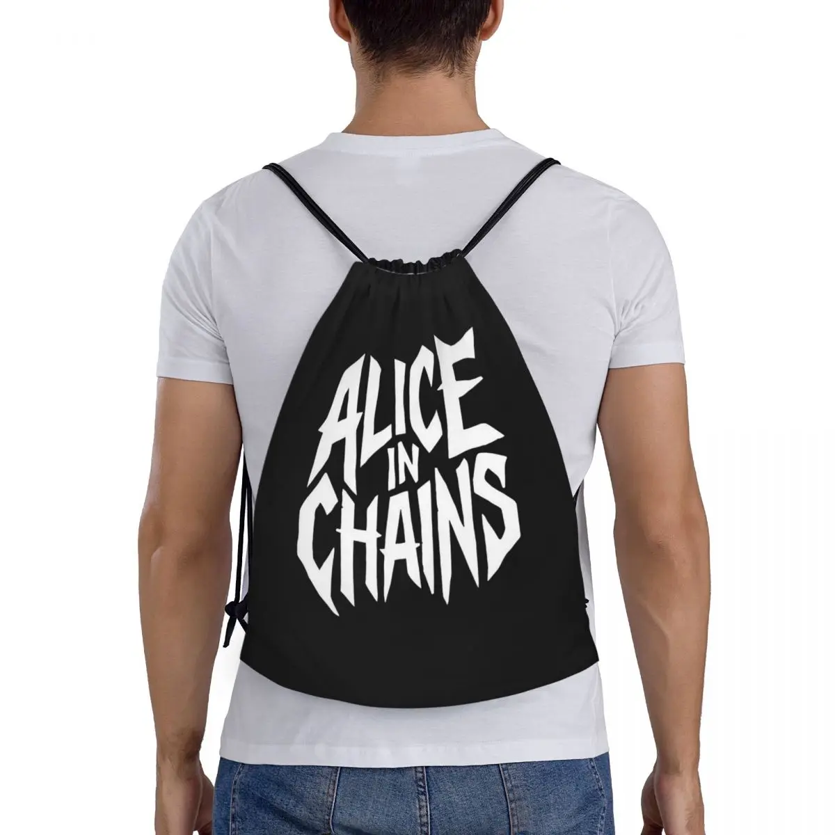 Alice In Chains Rooster Dirt Layne Staley Rock Backpacks Multi-function Drawstring Bundle Pocket Sports Bag Book Bags Students