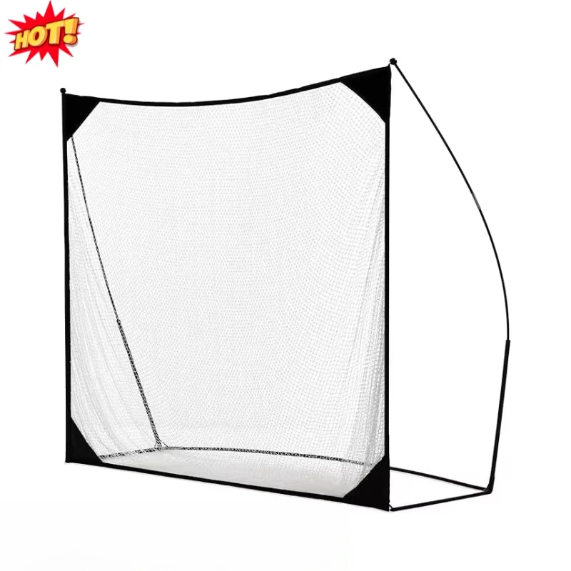 8x8ft Ultra-Portable Golf Practice Hitting Net Indoor/Backyard Softball Baseball Training Aids for Driving Range Golf Hitting