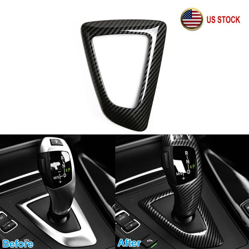 

Пластиковая панель центральной консоли переключения передач в стиле углеродного волокна для BMW 1 2 3 4 серии F20 F21 F22 F23 F30 F31 F32 F33 F36