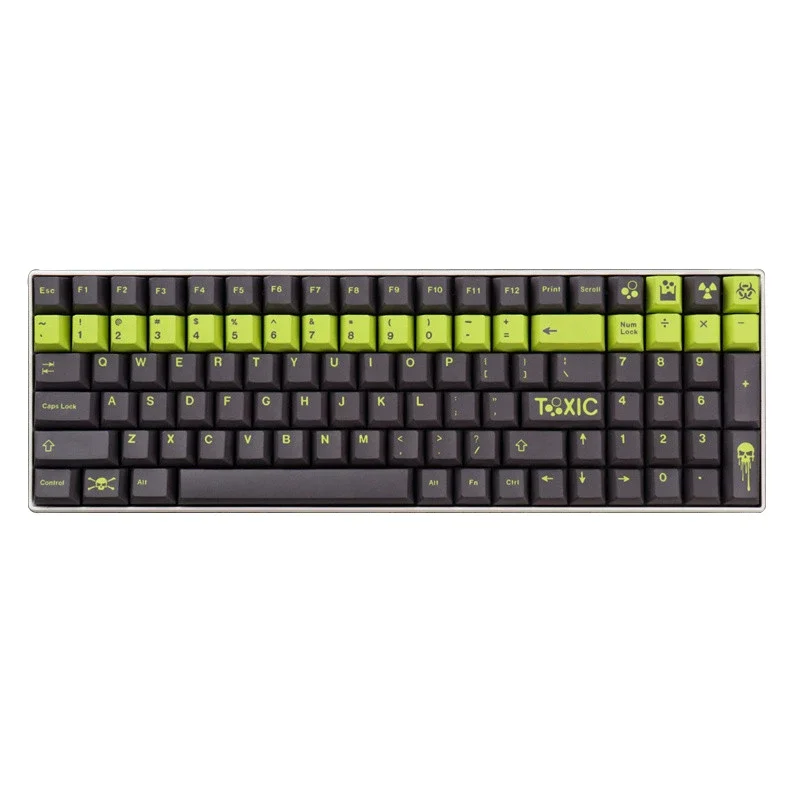 129 Keys/Set GMK Toxic Cherry Profile Keycaps PBT Material DYE-SUB Keycap For MX Switch Mechanical Gaming Keyboard DIY Custom