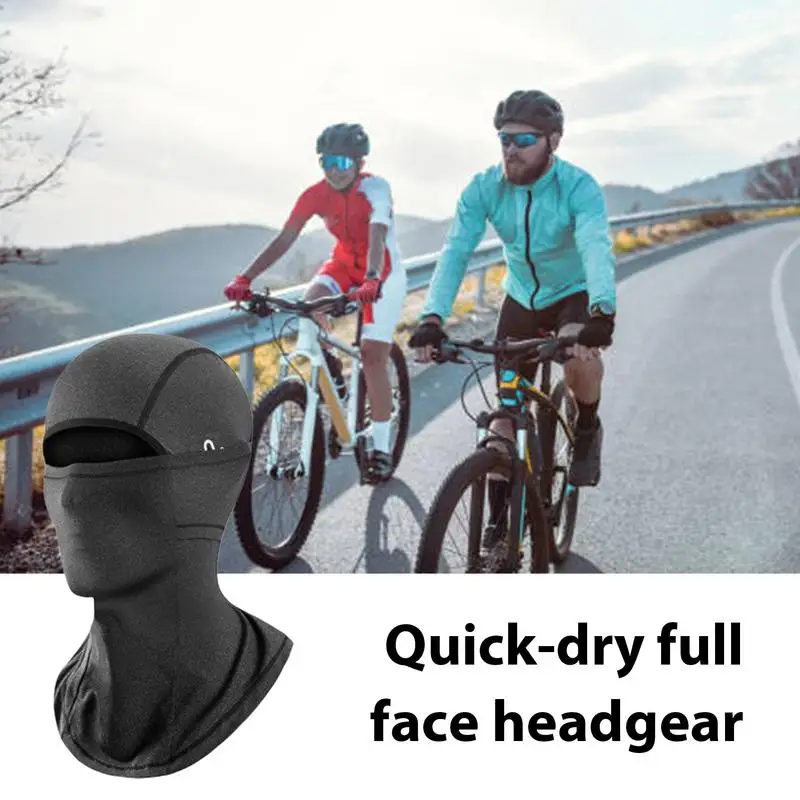 

Summer Face Covering Ice Silk Cool Full Face Cover With UPF 50 Sun Protection Elastic Fit Cycling Cap Breathable Head Sock With