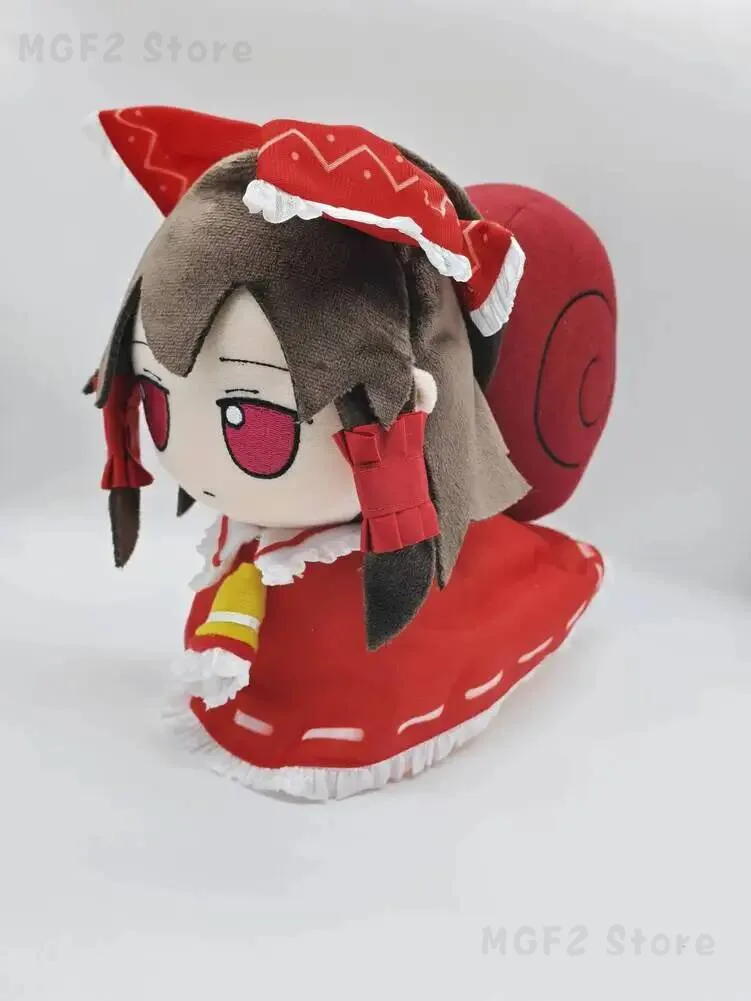 

Game Cartoon Props Cosplay Hakurei Reimu Touhou Project Anime Snail FUMO Sitting Posture Figure Model Pillow Mascot Xmas Gifts