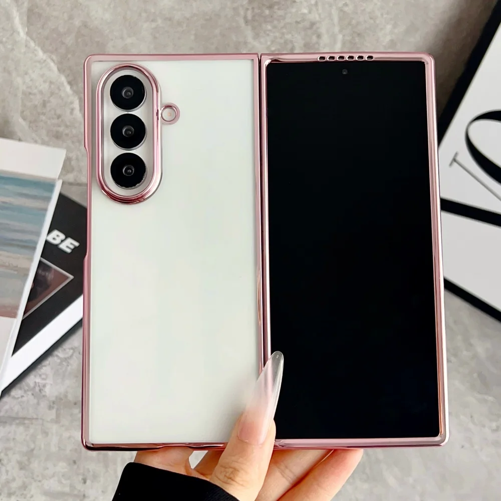 Transparente, weiche Silikonhülle für Samsung Galaxy Z Fold 8 7 6 5 5G, ultradünne, stoßfeste Schutzhülle für Z Fold7 – Detail 11