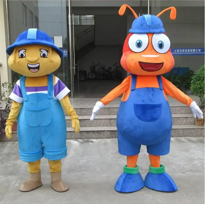 Christmas High Quality Ant Mascot Costumes Unisex Cartoon Apparel Mascot Christmas Party Suit