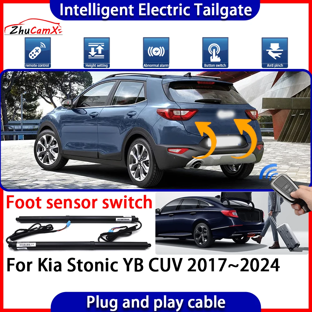 ZhuCamX Car Automatic Lifting kit Opening Trunk Intelligent Electric Tail Gate Lift Tailgate for Kia Stonic YB CUV 2017~2024