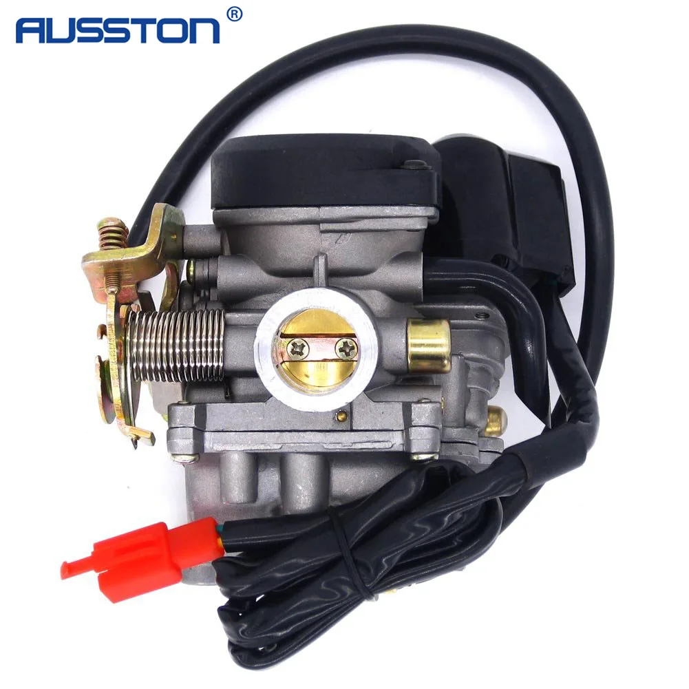 49cc Scooter Carburetor GY6 Four Stroke with Jet Upgrades Carburetor for GY6 49cc 50cc 4 Stroke Engine Electric Choke Motorcycle