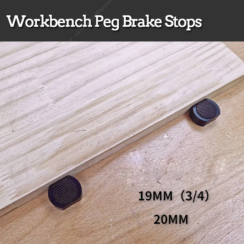 5Pcs Bench Dogs Workbench Peg Brake Aluminium Alloy Stop Clamp 19/20mm Positioning Planing Plug Shop Essential Woodworking Tools