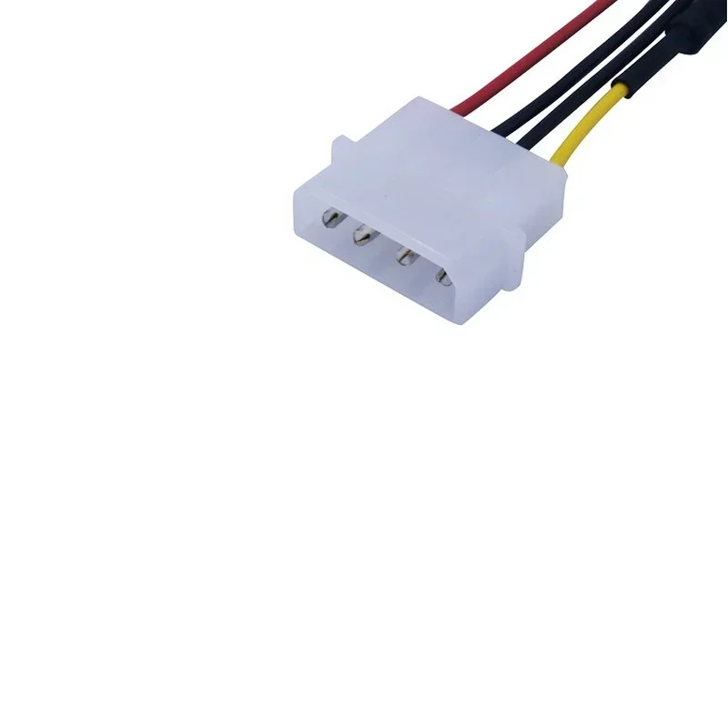 New 4-Pin Molex Computer PC Case Fan Speed Reducer Low Noise Extension Cord Adaptor Adaptor