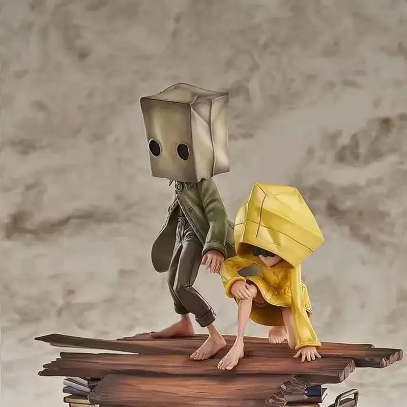 ليتل كوابيس II ستة أحادية لعبة الشكل المشهد نموذج اللعب شخصية كرتونية الهيكل حلية مجموعة هدايا الهالوين