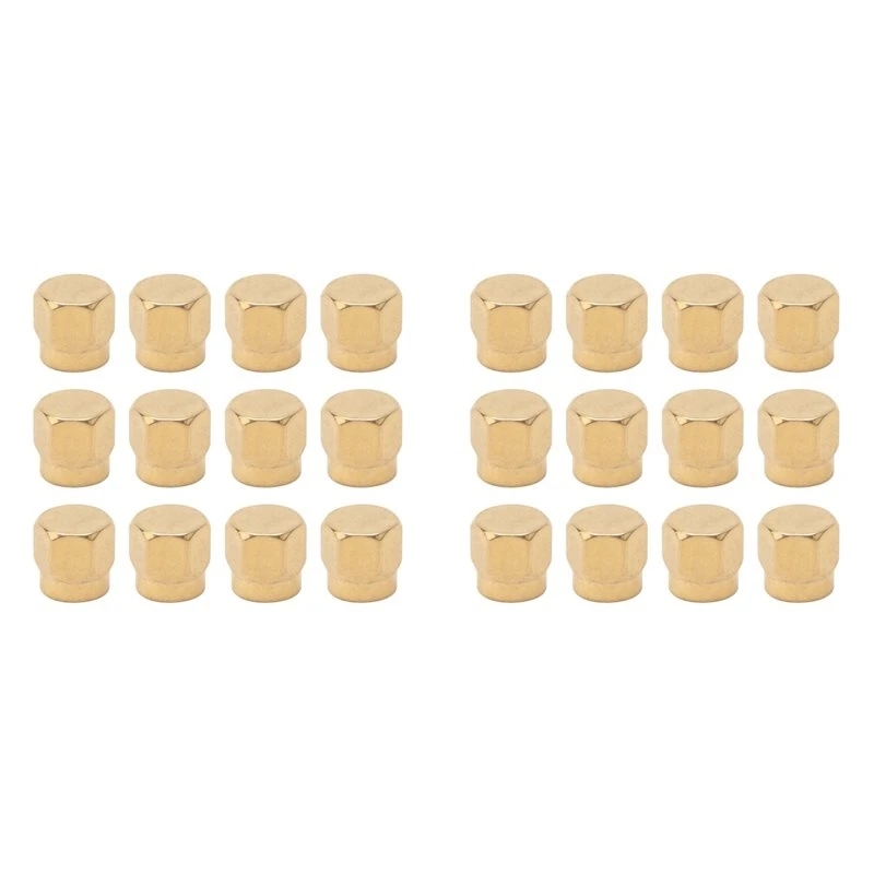 Cost Effective 24PCS SMA Plug Dustproof Cap, SMA Female Jack Dust Cap Gold-Plated Coaxial Connector Protective Cap