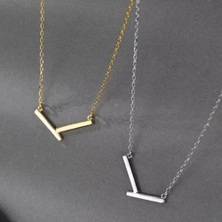 Trendy 925 Sterling Silver Geometry Necklace For Women Fine Jewelry Wedding Party Birthday Gift