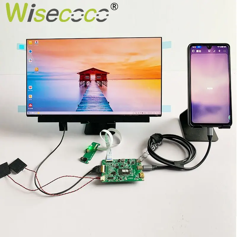 Imagem -04 - Tela Oled para Raspberry pi Tela Ips Amoled Placa Controladora Usb-c 133 Pol 1920x1080