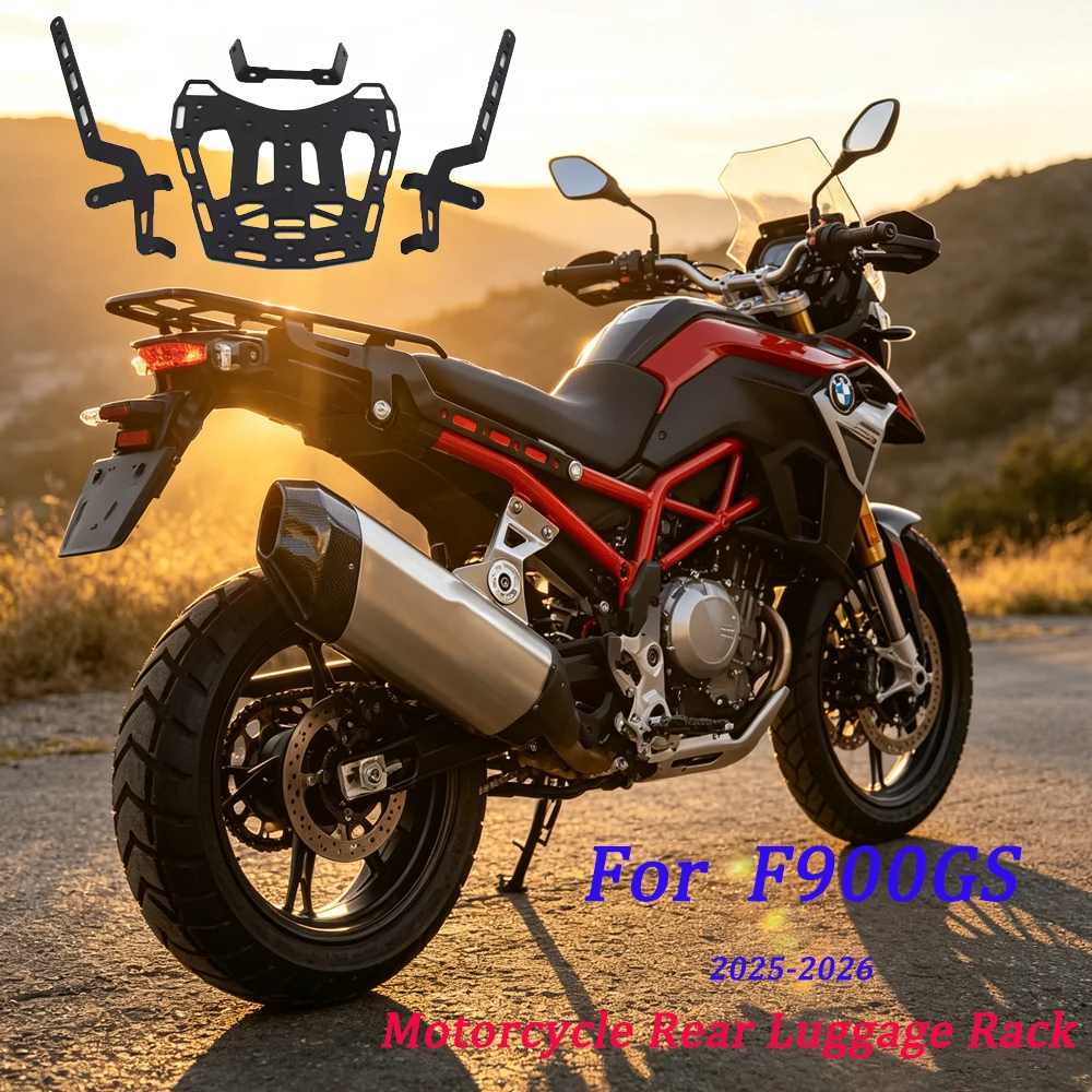 For BMW F900GS F 900 GS F900 GS F 900GS Motorcycle Rear Luggage Rack Cargo Rack Rear Carrier Support Bracket 2025-2026