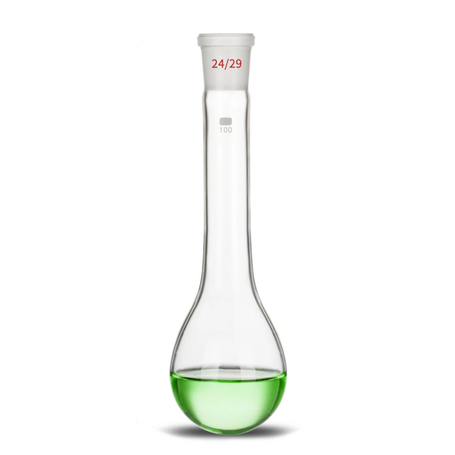 Kjeldahl nitrogen fixing flask, long neck ammonia nitrogen grinding flask, eggplant distillation flask, chemical laboratory equi view 4