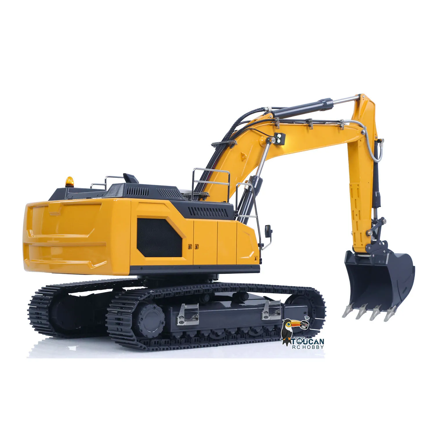 XDRC 945 المرفقات RC حفارة هيدروليكية RTR 1/14 التحكم عن بعد حفار شاحنة بناء الدورية ضوء نموذج كهربائي